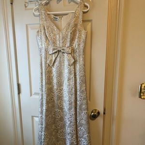 Vintage Garfinckel’s Washington Gold Maxi Dress